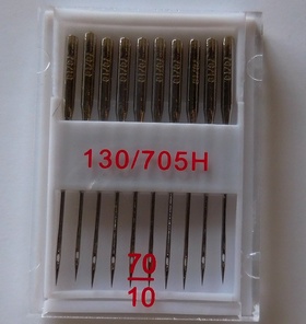 Sewing machine needles no. 70, 10 pcs in box